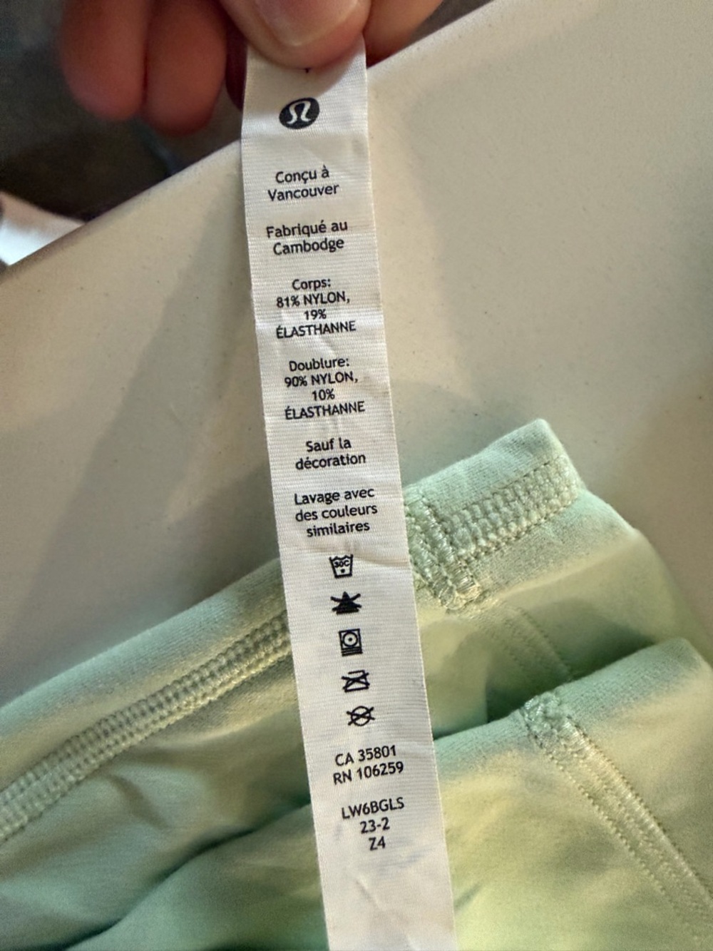 Lululemon Matching Set | Energy Bra + Align Leggings | Mint Green | Size 4 - Picture 3 of 6